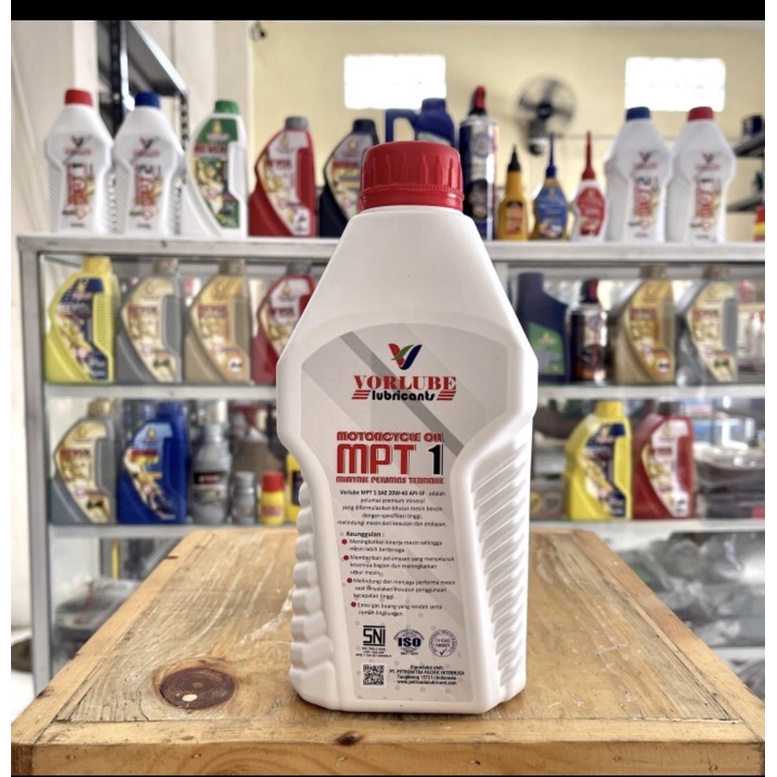 Oli Vorlube MPT 1 800 Ml / Oli Vorlube MPT 1 0.8L MPT SAE 20W-40/API SF 0.8Ll