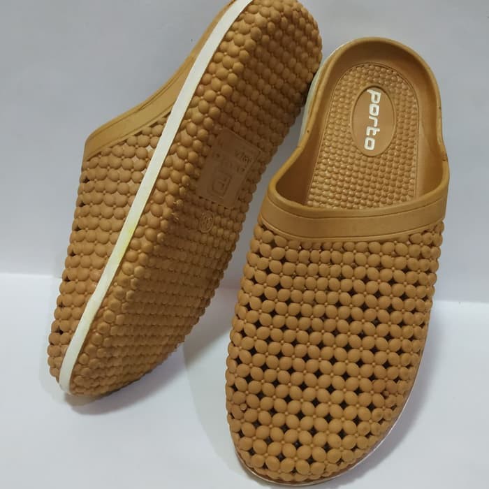 Sandal Wanita Jepit Wedges Melati Kenzi Hak 5Cm Size 37-40 Krem K QJ663 Jelly Sandal Luofu Jepit K