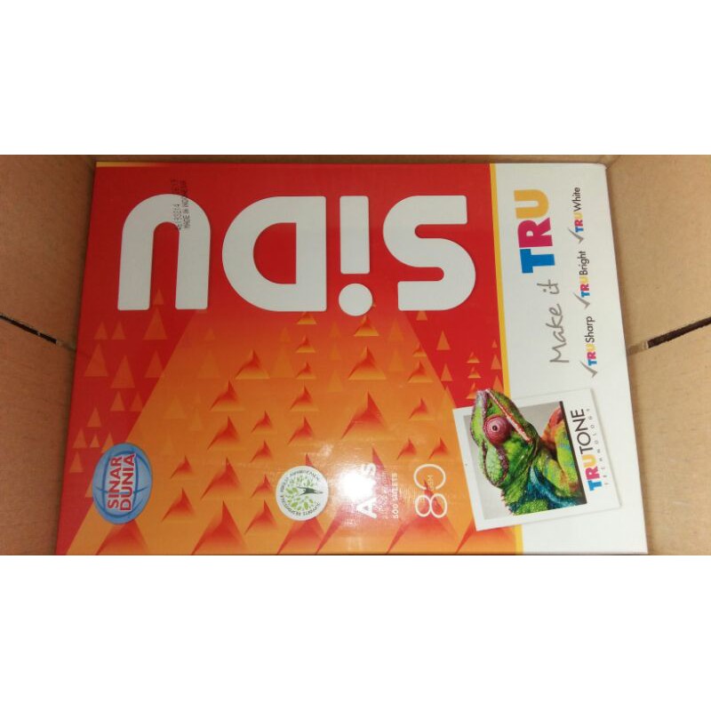 

Kertas HVS merk SIDU ukuran A4s