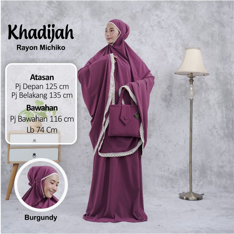 mukena dewasa mukena rayon michiko mukena bali premium jumbo renda khadijah