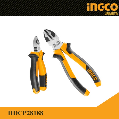 Tang Potong 7&quot; Crv INDUSTRIAL Diagonal Cutting Pliers INGCO HDCP28188