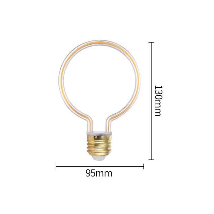 Lampu Bohlam Retro LED Edison Bulb 220V E27 LED Soft Filament Bulb