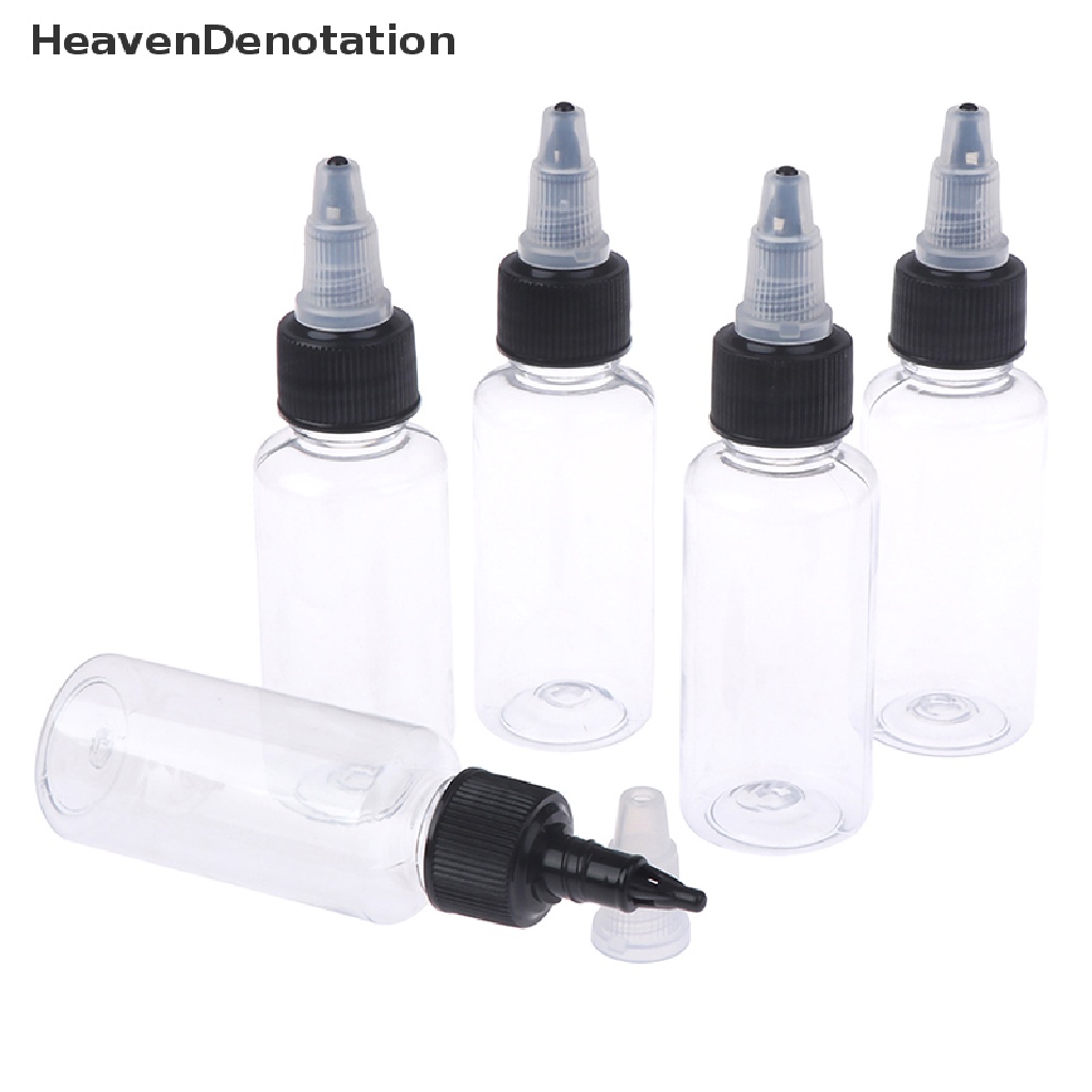 [HeavenDenotation] 10Pcs/Set 30ml Paint Mixed Bottle Empty Storage Bottle Liquid Bottled Separately