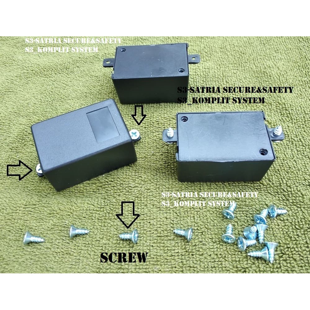 

Screw Samping sisi Box Hitam 2 Kuping KOTAK 2kuping