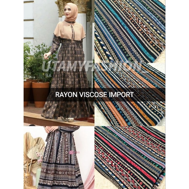 Rayon Viscose Premium  Ori / Rayon Halus / Rayon import