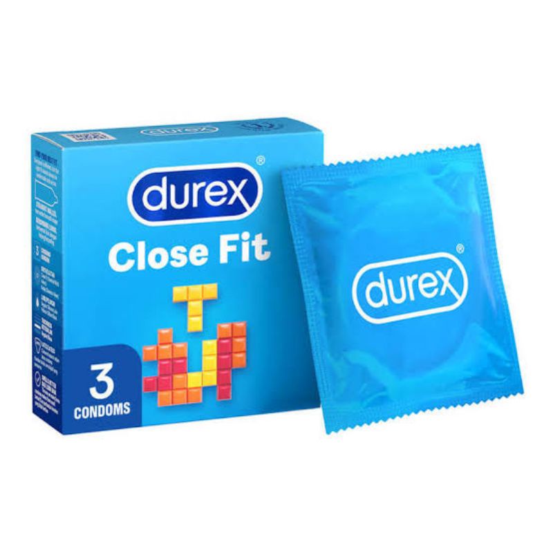 Durex Close Fit / Kondom Durex Close Fit / Alat Kontrasepsi Pria / Kondom