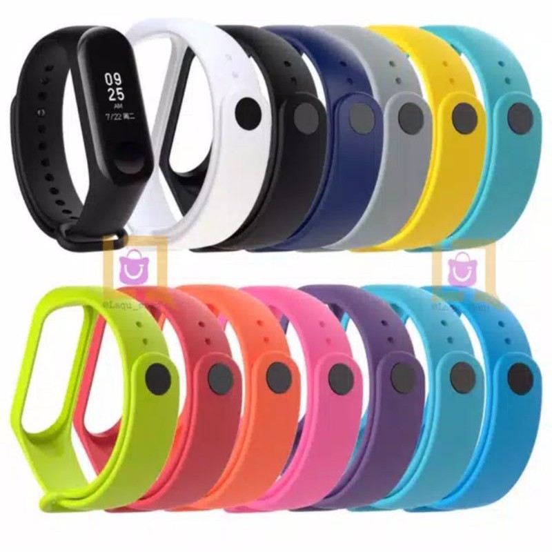 STRAP MI BAND 5 POLOS PENGGANTI STRAP MI BAND