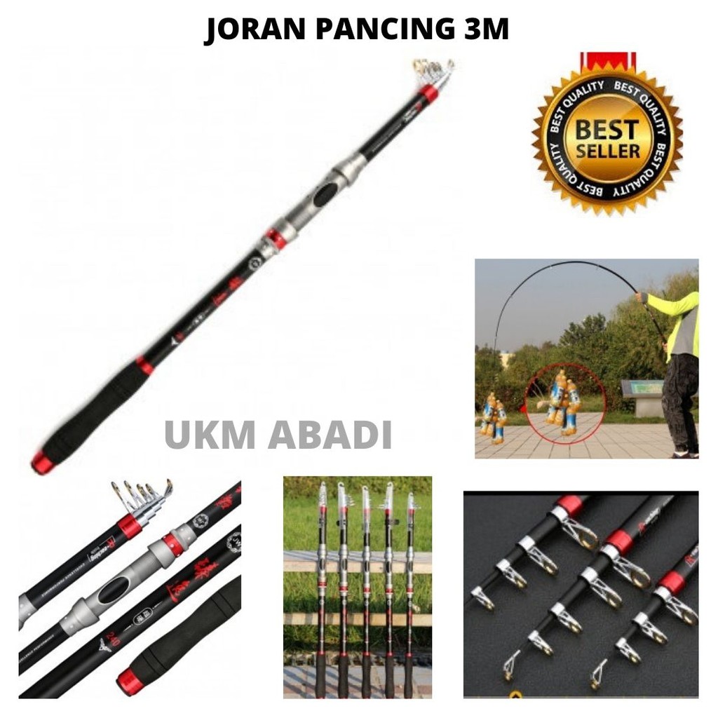 Joran Pancing Carbon Fiber Telescopic 3.0m JW ZH05 111105