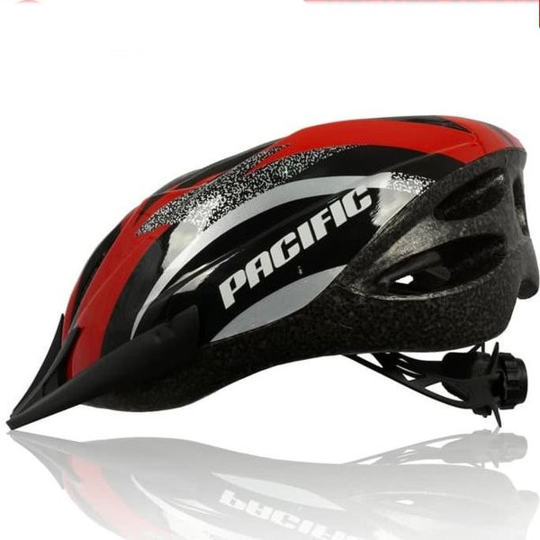 Helm  Sepeda  MTB Pacific SP810 M L 57 62cm w Tail Light   Helm  Sepeda  MTB Pacific SP810 M L 57 62cm w Tail Light
