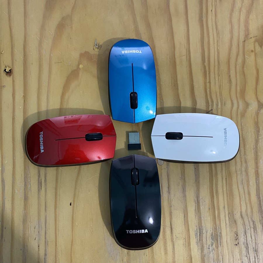 Mouse Toshiba Wireless Optical 2.4G High Quality model slim