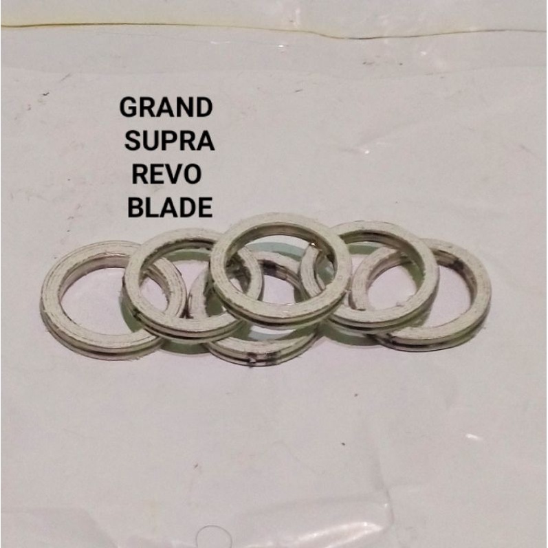 PAKING GASKET KNALPOT KENALPOT GRAND SUPRA X SUPRA FIT X 125 KARISMA REVO BLADE BEST QUALITY
