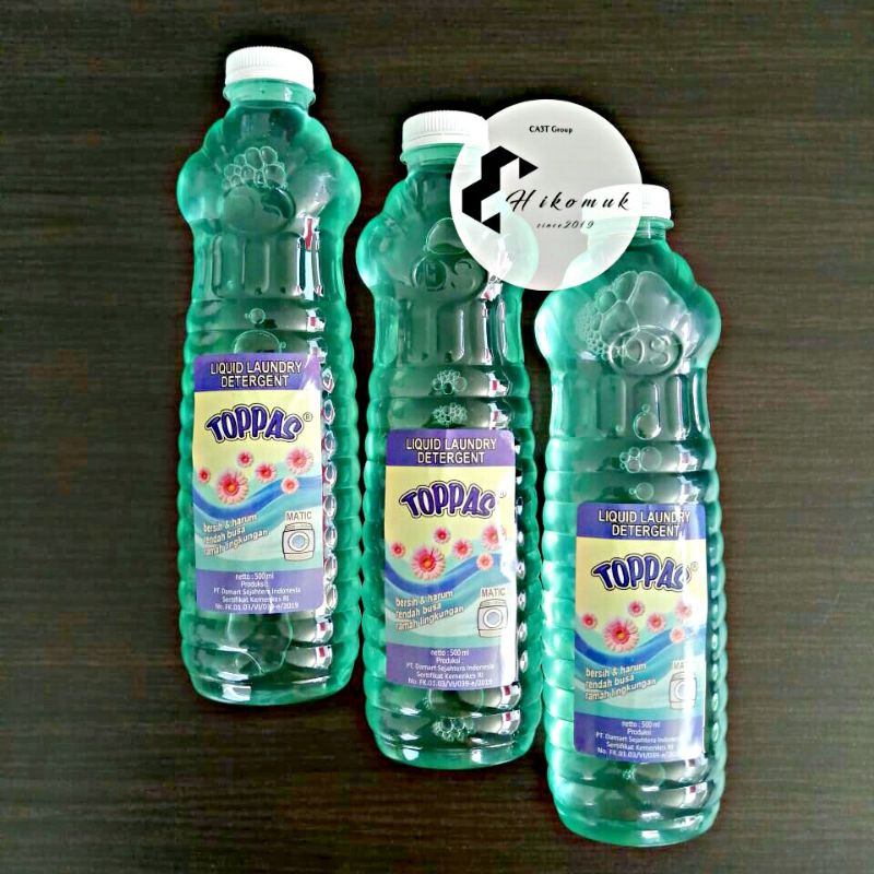 Deterjen Cair Liquid Matic / Sabun Cuci Baju (500ML) TOPPAS