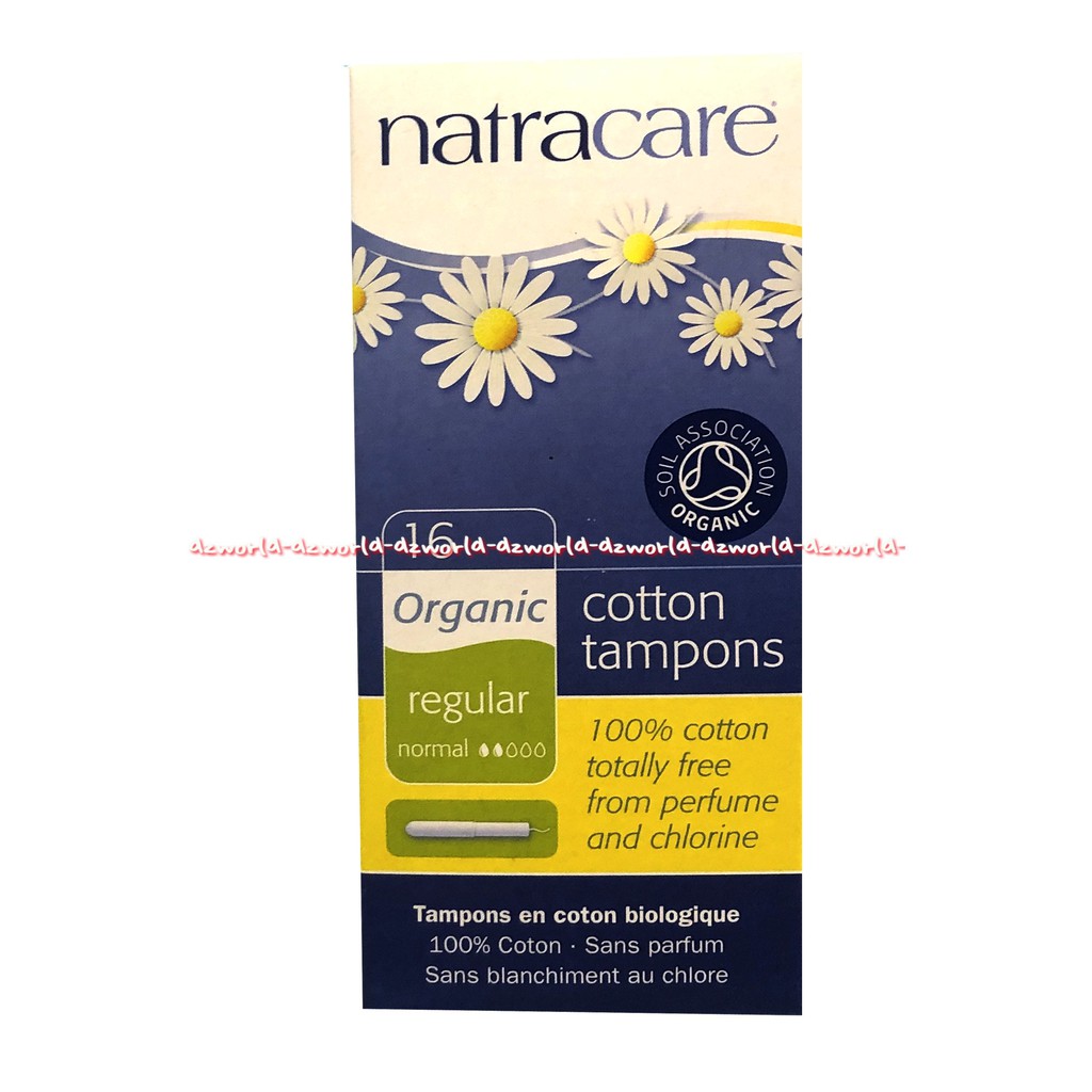 Natracare Cotton Tampons Isi 16 Pembalut Wanita Dari Bahan Cotton Organik Natra care Tampon Perempuan Cewek