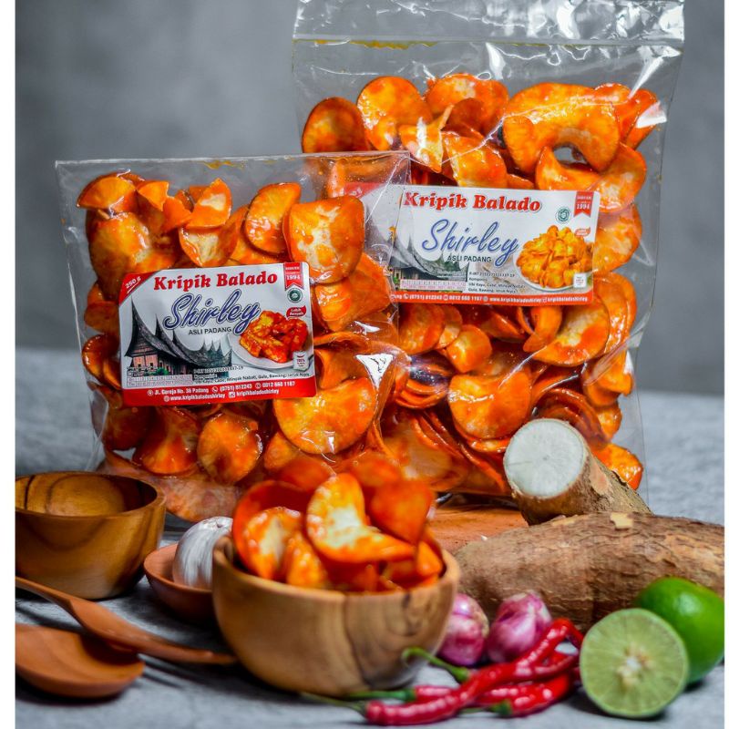 

Cemilan Snack Keripik Balado Singkong Shirley Kripik Kerupuk Krupuk Makanan Ringan Sanjai Oleh Padang