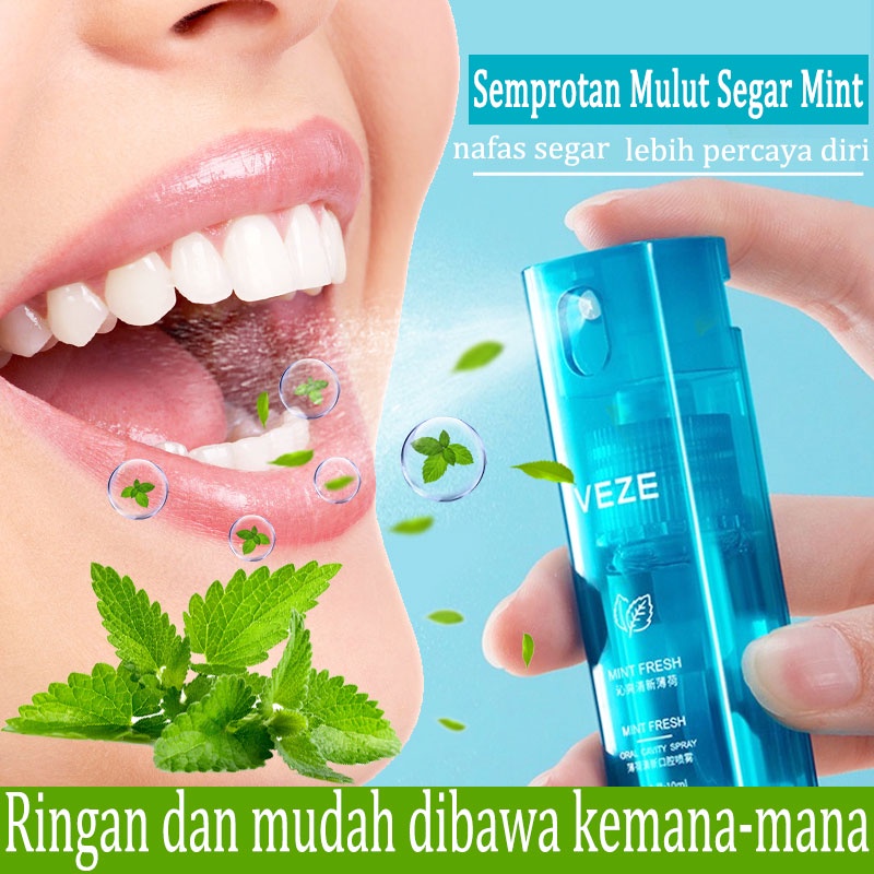 aroma mint penghilang bau mulut mouth spray pengharum mulut parfum mulut semprotan mulut 10ml mulut segar cocok untuk berkencan gunakan untuk perokok