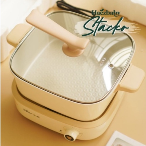 Haezbaby Stacko Electric Slow Cooker Original Garansi Resmi MPASI