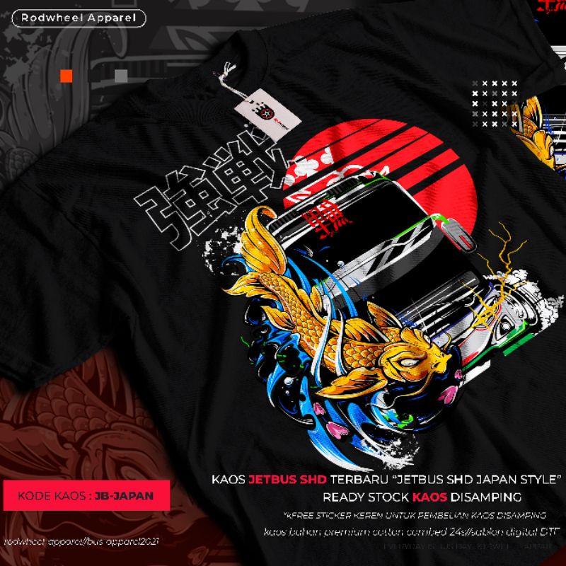 kaos jetbus japan style jetbus shd drift