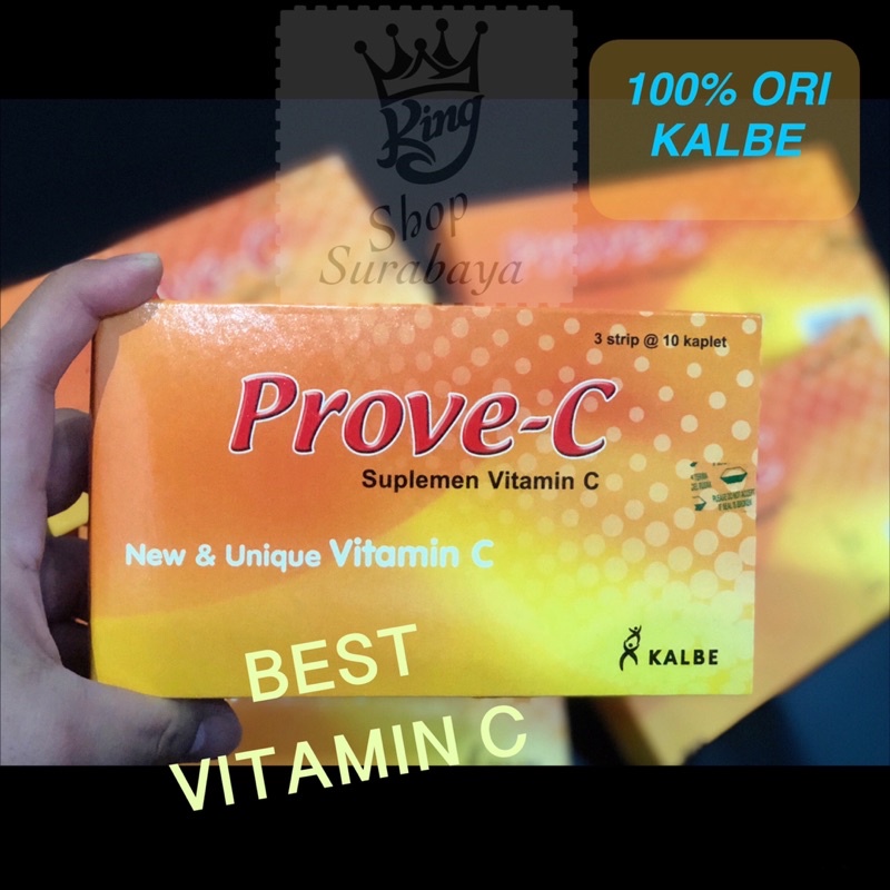 VITAMIN C KALBE 500 mg / PROVE C 500 PUREWAY KALBE TIDAK PERIH DI LAMBUNG / VIT C KALBE 1000 mg