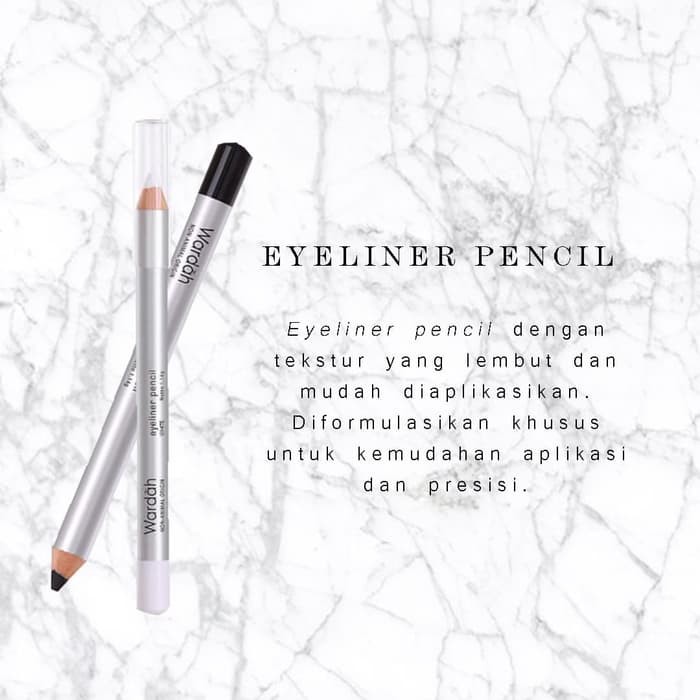 WARDAH Eyeliner Hitam &amp; Putih by AILIN