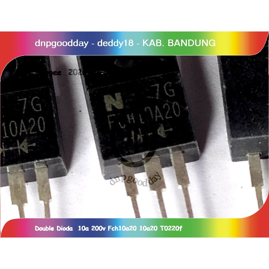 Double Dioda  10a 200v Fch10a20 10a20 T0220f