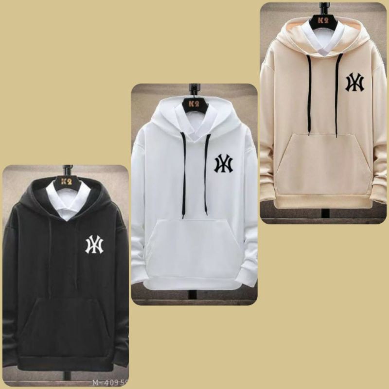 NY Sweater Hoodie Terbaru Kekinian, Switer Couple murah Outer Bayar di tempat