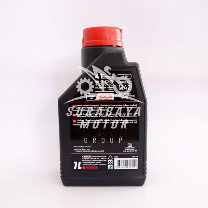 Oli Motul 5100 Ester 1L Sepeda Motor Vixion CB150R Xabre MT25 R15 R25 Yamaha Honda CBR Ninja 4T