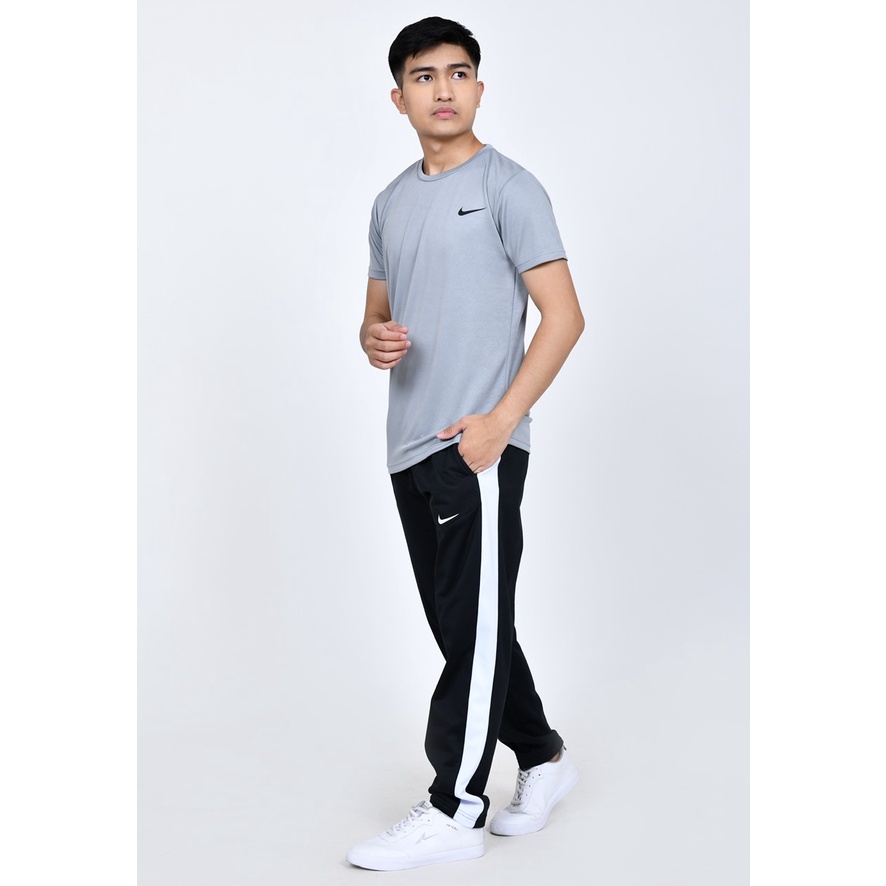 Training Pants Big Stripe Pria dan Wanita N01