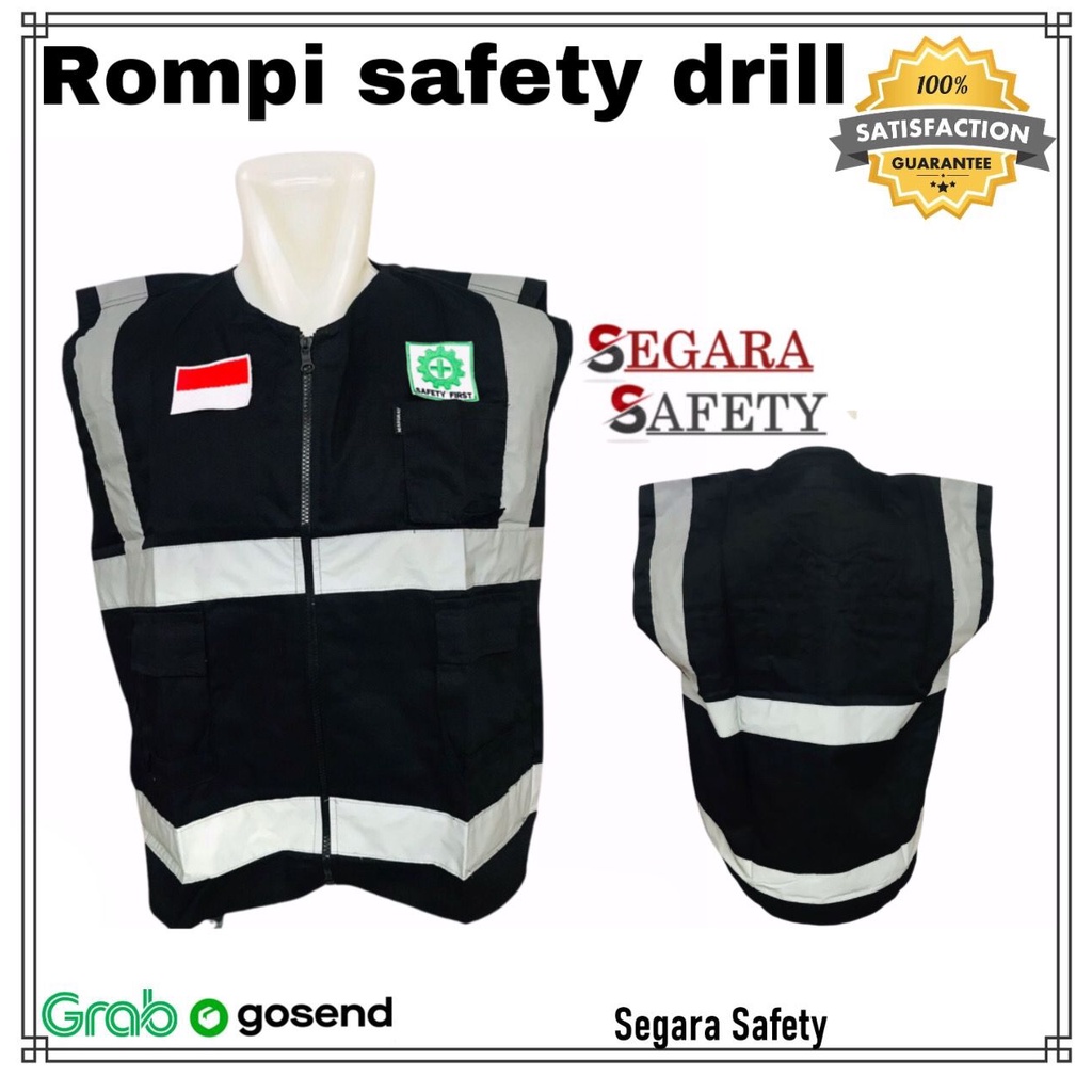 Rompi safety Proyek | Rompi safety drill / BISA COD