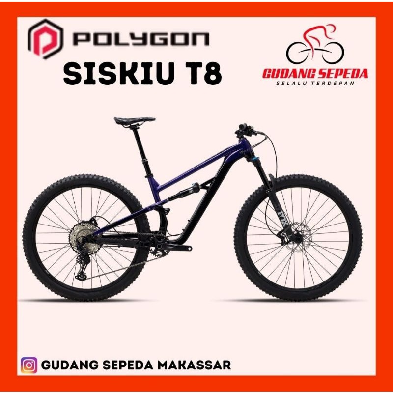 Siskiu T8 size S M L XL Sepeda Polygon Gunung MTB Fulsus