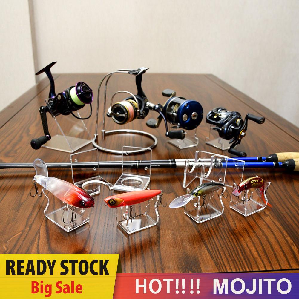 Stand Holder Display Reel Pancing Bahan Akrilik Untuk Koleksi