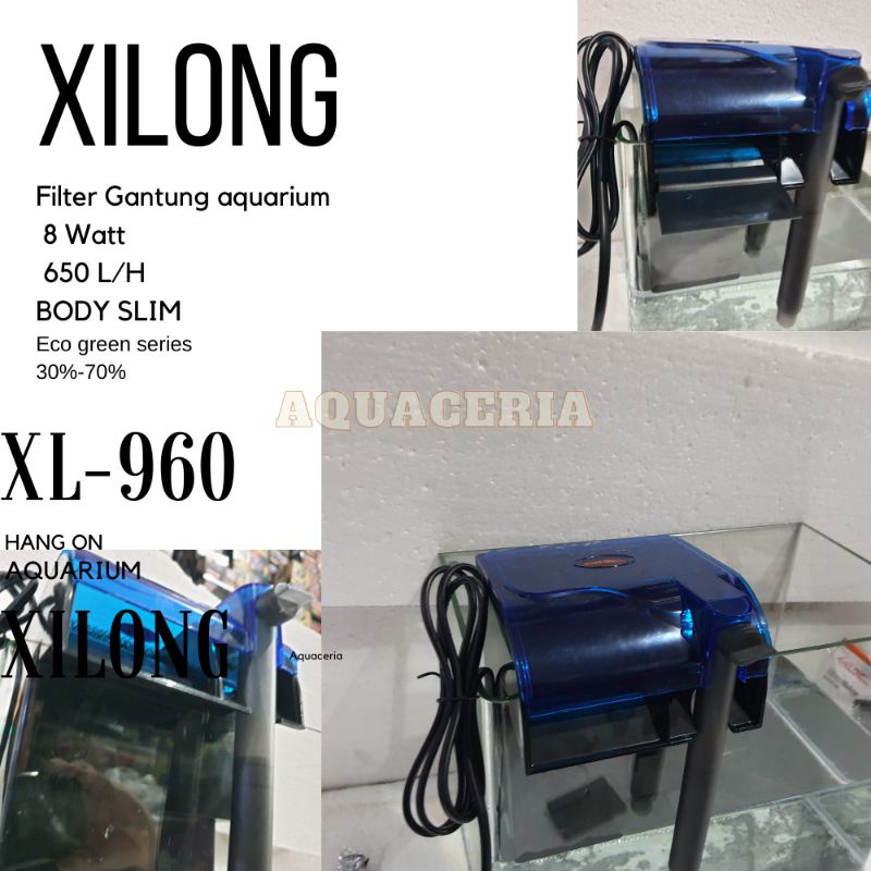 Filter Gantung Aquarium XILONG XL 960 HANG ON filter Aquarium Tank