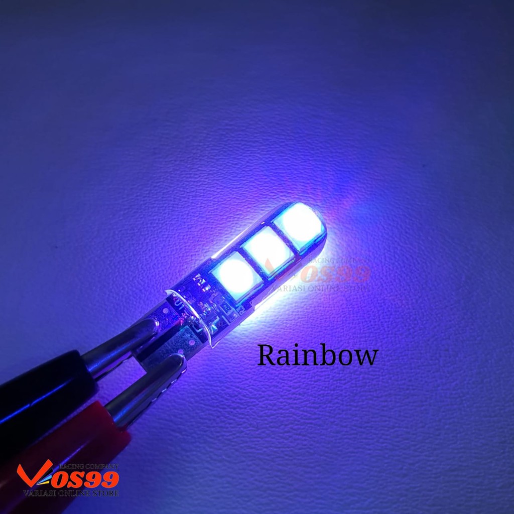 LAMPU SEN JELLY KEDIP T10 6 LED BESAR SEN FLASH LED 6 MATA UNIVERSAL