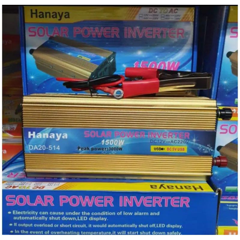Power Inverter 1500Watt Power Inverter Hanaya 1500W