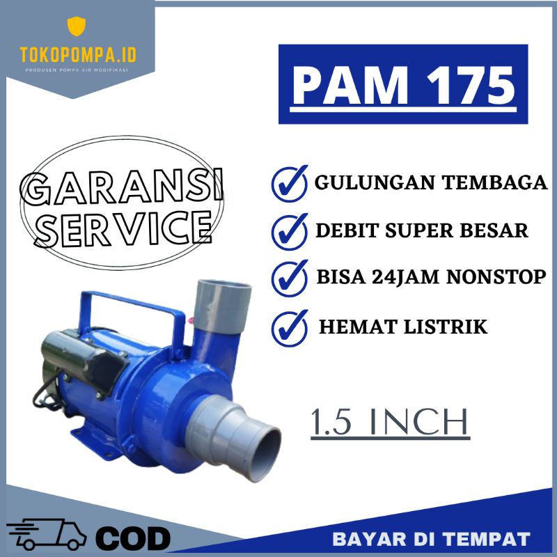 POMPA AIR OBOHAN 175 WATT SANYO MODIFIKASI HEMAT LISTRIK