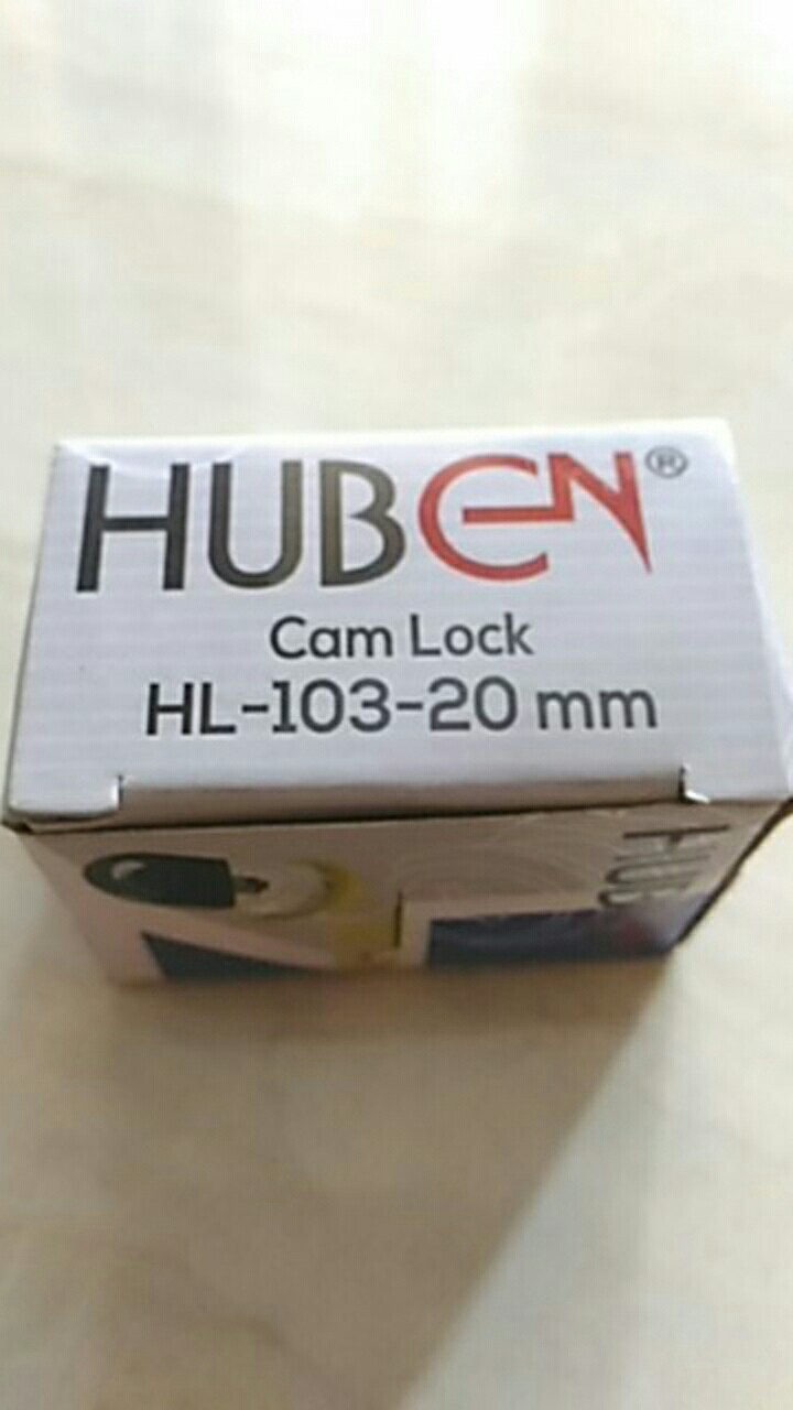 Kunci Kait Laci Lemari Loker Cam Lock Camlock Huben Hl 103.20 (20 Mm)    Eak