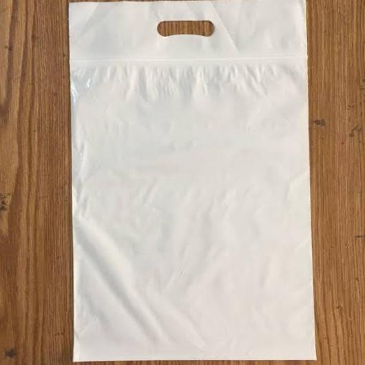 PLASTIK KLIP ZIPLOCK PUTIH SUSU UKURAN 25X35+7