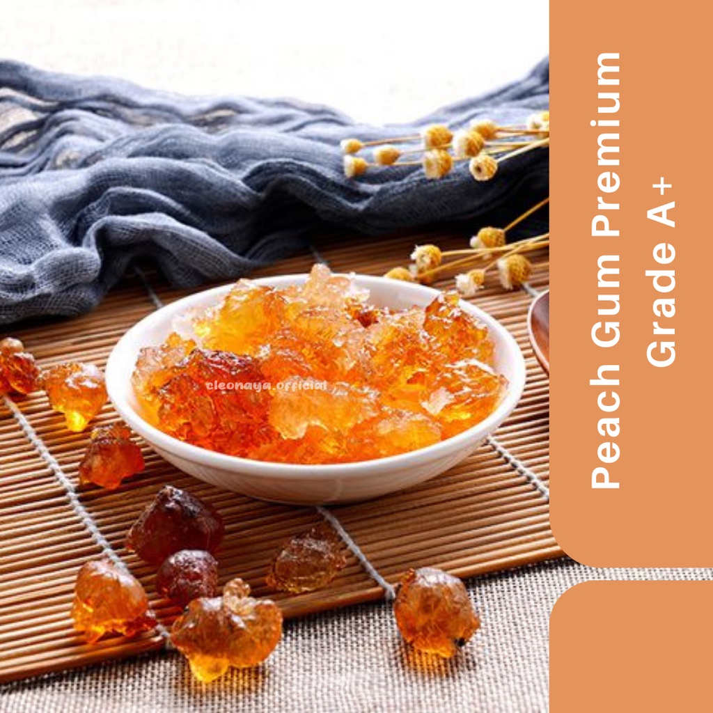 

Peach Gum Super Grade A+ 10-50 Gram Pearl Besar / Tao Jiao
