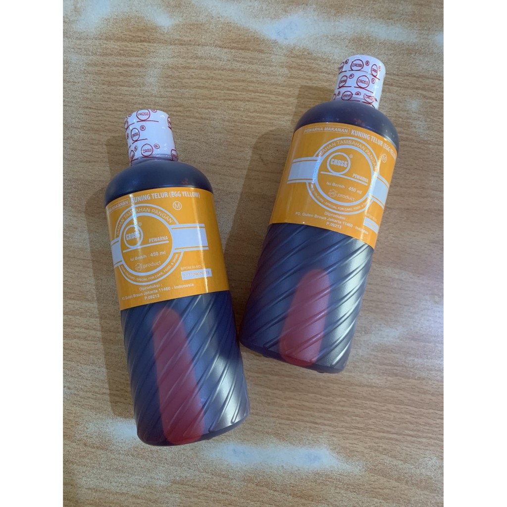 

Cross 450ML Egg Yellow / pewarna makanan kuning telur food coloring