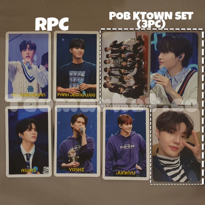 Treasure TEUDAY KIT RPC RANDOM PC BENEFIT BENE POB KTOWN4U PHOTOCARD || Hyunsuk Jihoon