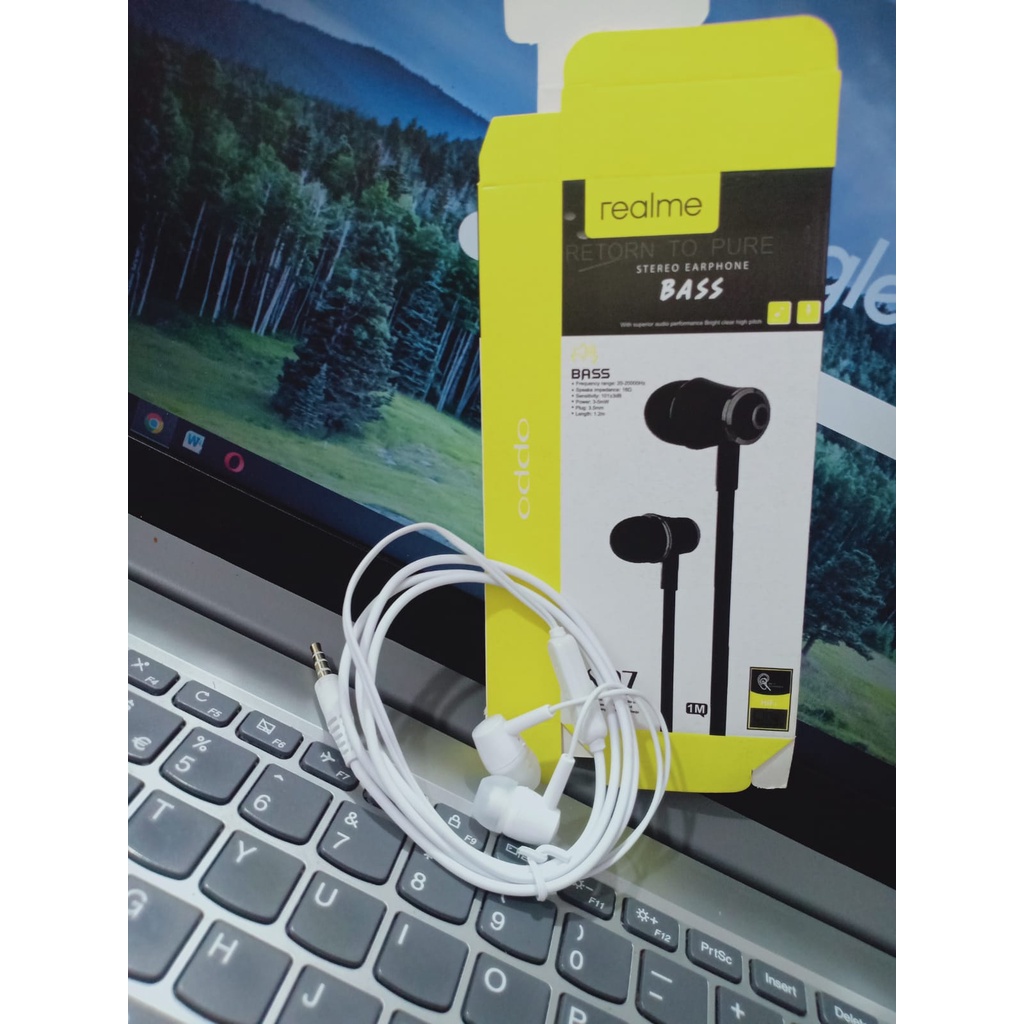 Headset Handsfree REALME As 07 Super Bass