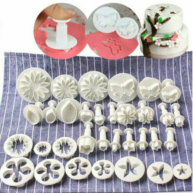 Cetakan fondant isi 33 Pcs