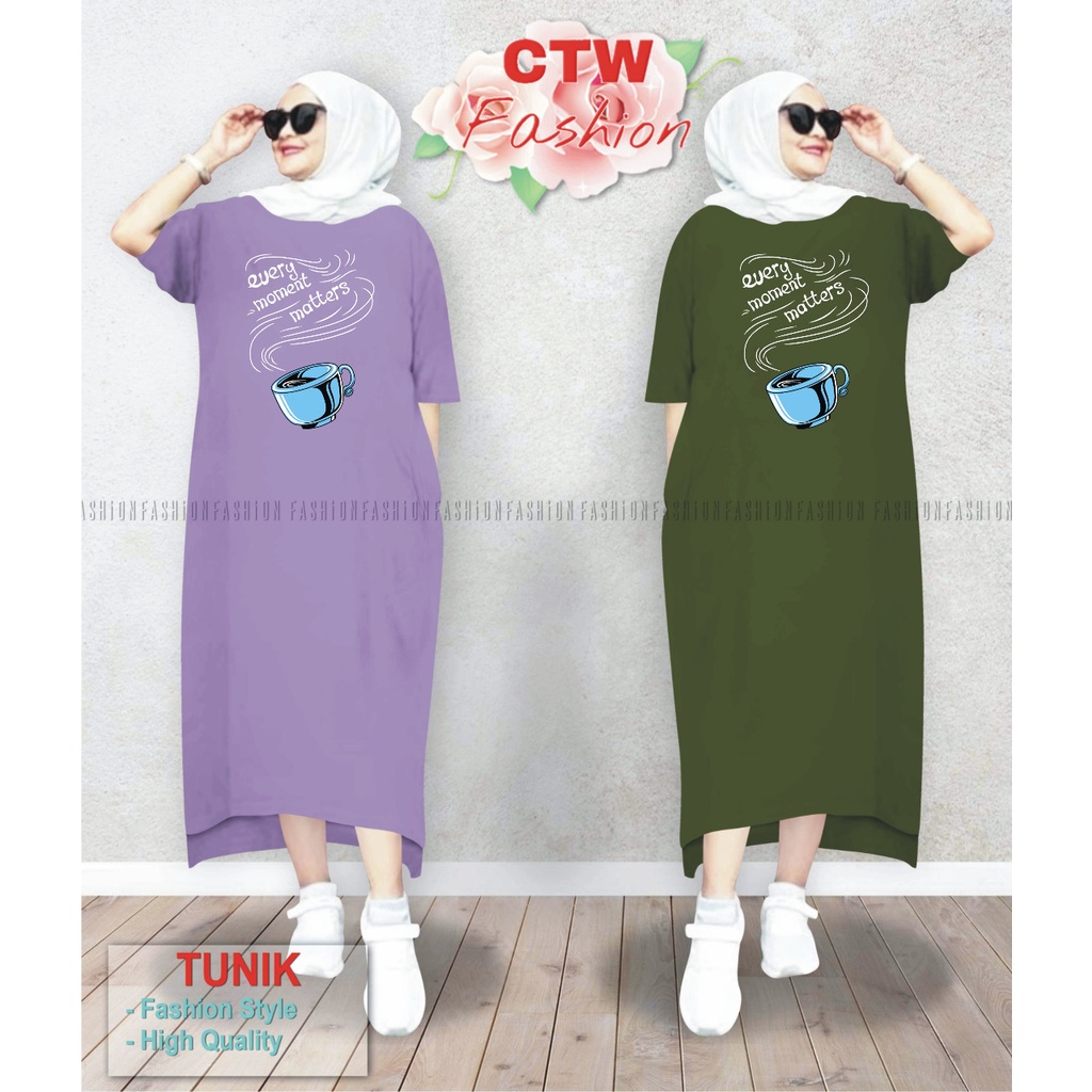 LONG TUNIK WANITA DEWASA/TUNIK DRESS OVERSIZE LD 130/TUNIK VIRAL 2022/TUNIK LAGI TREN/SABLON PRESS