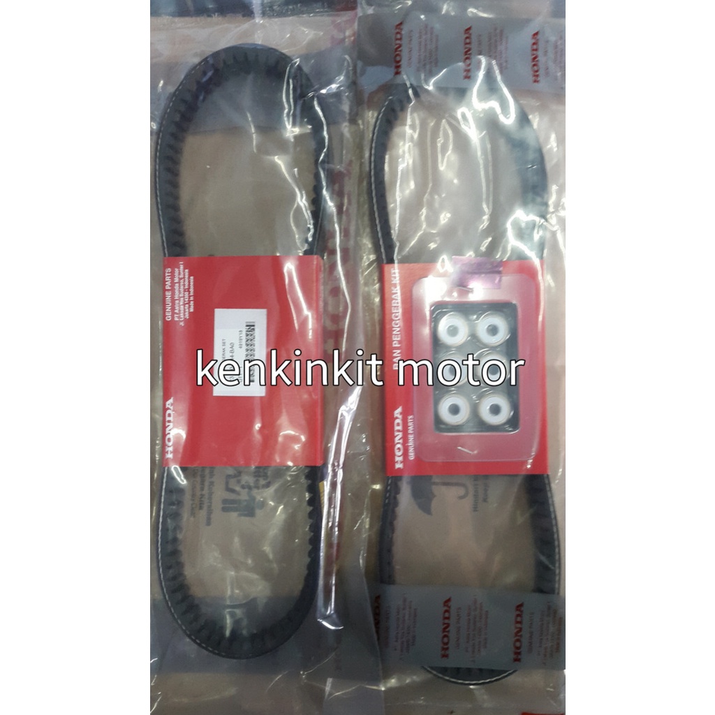 [DIJAMIN ASLI] VANBELT DAN ROLLER SET - BEAT F1 ESP 2015 - K44 -ORI AHM