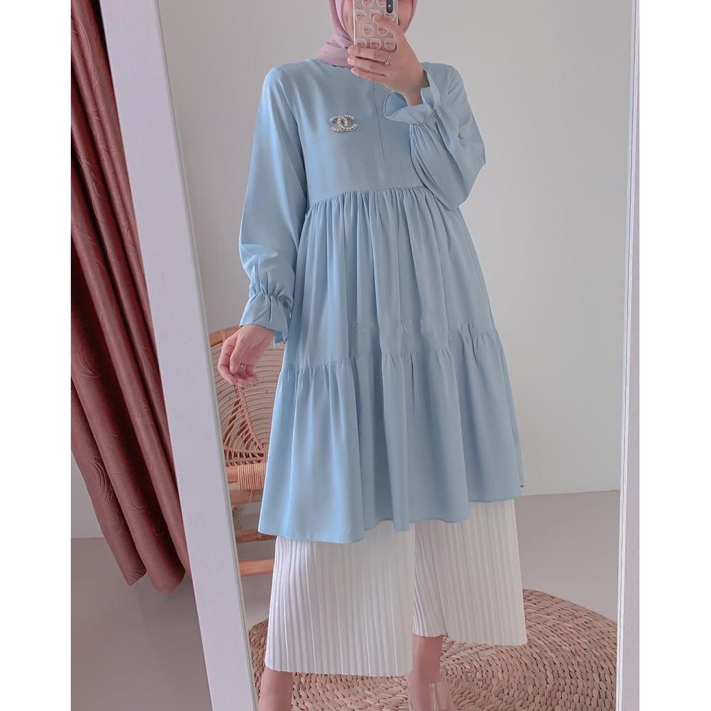 Soraya Tunik Crinkle Airflow Premium Import