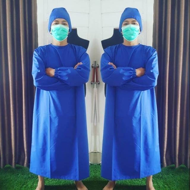 Gaun Ok /apd /baju operasi /baju jaga /baju ok /gaun perawat /gaun dokter