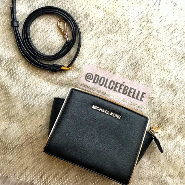 [SOLD VIA TOKOPED] MICHAEL KORS MINI SELMA BLACK