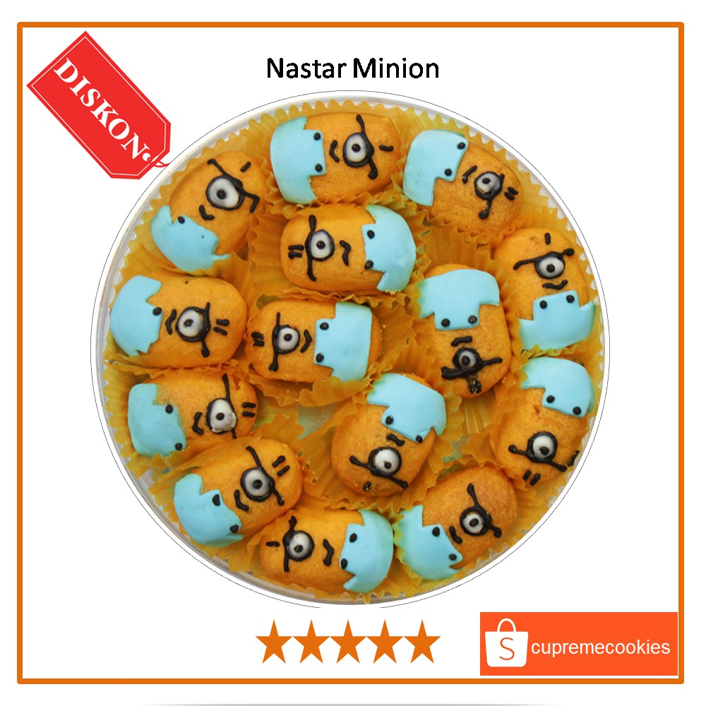 

Kue Kering Nastar Karakter Minion | Cupreme Cookies