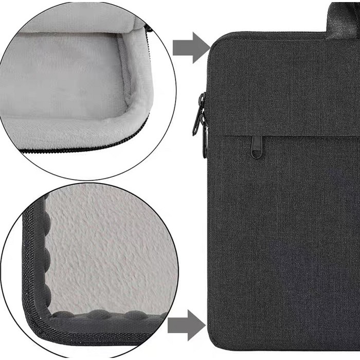 Tas Laptop Jinjing Imcher Extra Padding for Laptop or Macbook 13 inch