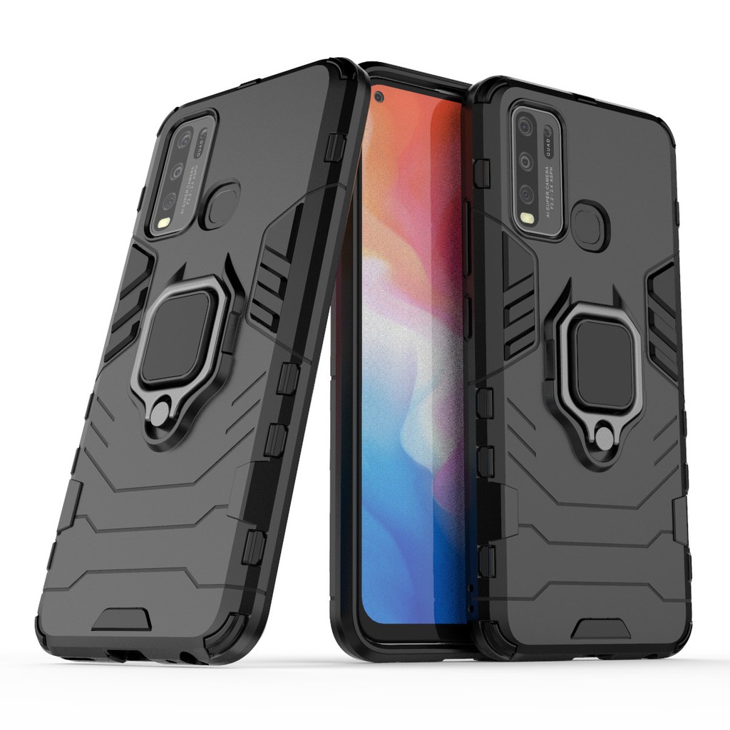 Vivo Y50 Casing Hard Case Armor Vivo Y50 Vivoy50 Case Bahan Tpu Silikon Dengan Shopee Indonesia