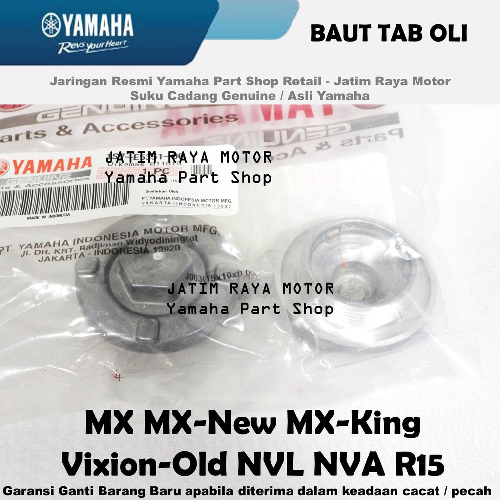 Jual Baut Tab Oli Plug Drain Bawah Vixion Nvl Nva R Mx New Mx King Mxking Asli Original Yamaha